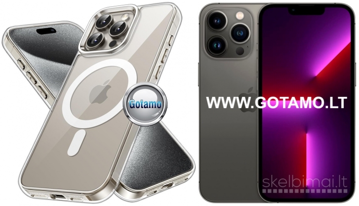 406 MagSafe Jelly dėklas nugarėlė Apple iPhone 13 Pro Max telefonui