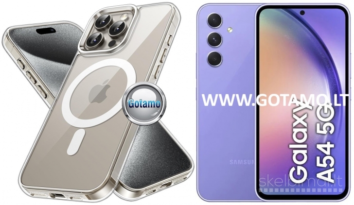 411 MagSafe Jelly dėklas nugarėlė Samsung Galaxy A54 telefonui