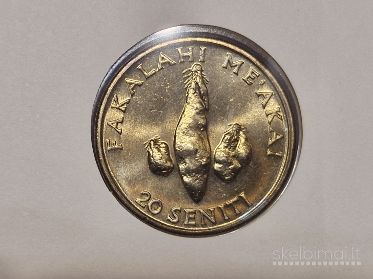 Tonga 20 centų, 1981 KM# 70 Numizmatiniame voke