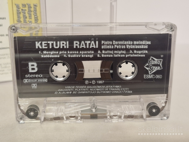 Audio kasetė MC Petras Vyšniauskas – Keturi Ratai