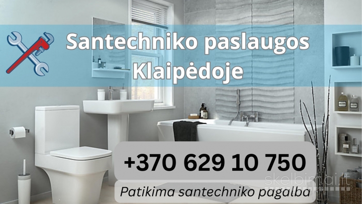 Santechnikas Klaipėdoje