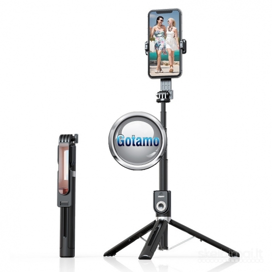 416 Trikojis stovas asmenukių (selfie) lazda Aluminium 130CM