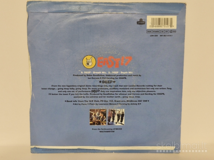 LP plokštelė East 17 – Deep