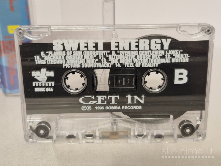 Audio kasetė Bomba Records Sweet Energy – Get In Phase