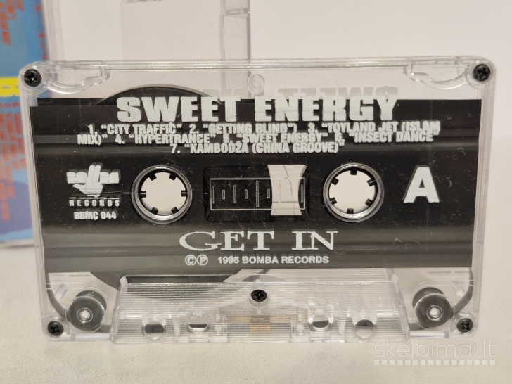Audio kasetė Bomba Records Sweet Energy – Get In Phase