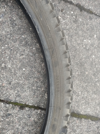 Dviračio padanga su kamera 26x1.95