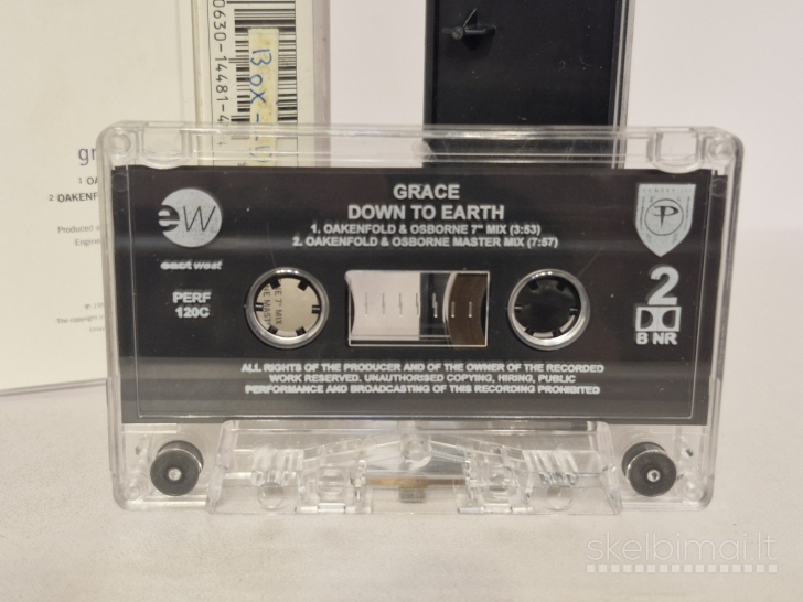 Audio kasetė single Grace – Down To Earth