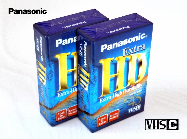 Naujos VHS-C kasetės Panasonic NV-EC45HF