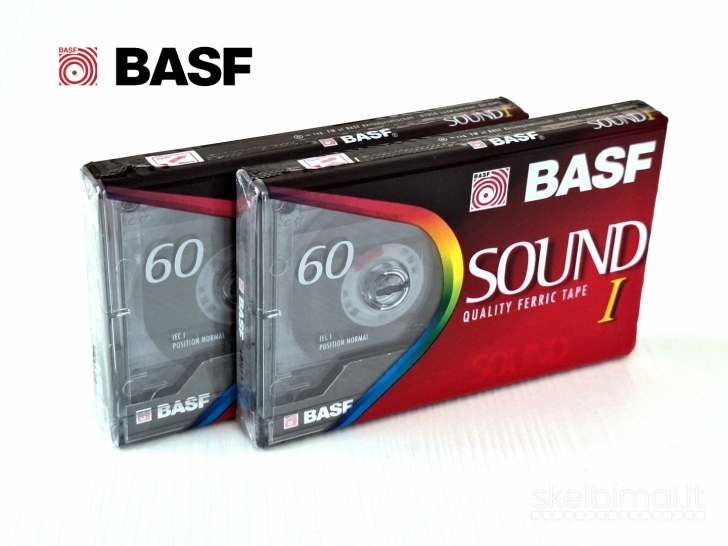BASF garso audio kasetės