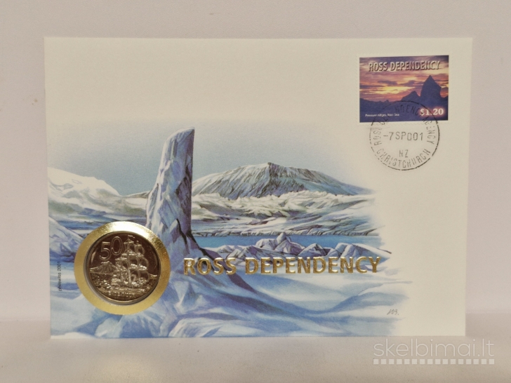 Naujoji Zelandija 50 centų, 1988 KM# 63 Numiz.voke