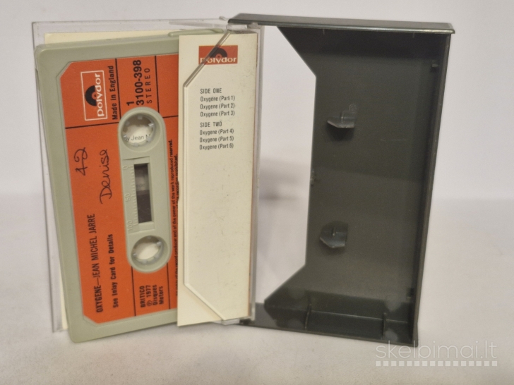 Audio kasetė Jean-Michel Jarre ‎– Oxygène