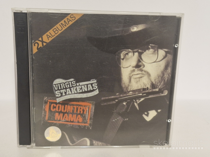 Dvigubas audio CD Virgis Stakėnas ‎– Country Mama