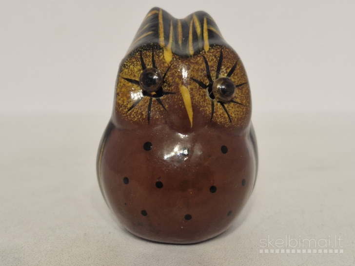 Keramikinė pelėdos figūrelė ~ 6cm.