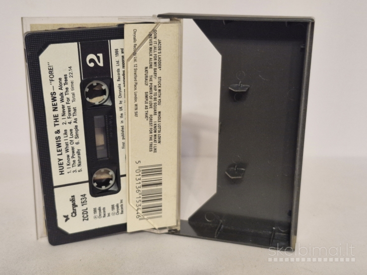Audio kasetė Huey Lewis And The News – Fore!