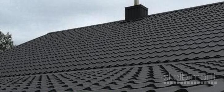 Stogo danga, lietaus sistema, skardos lanktiniai 