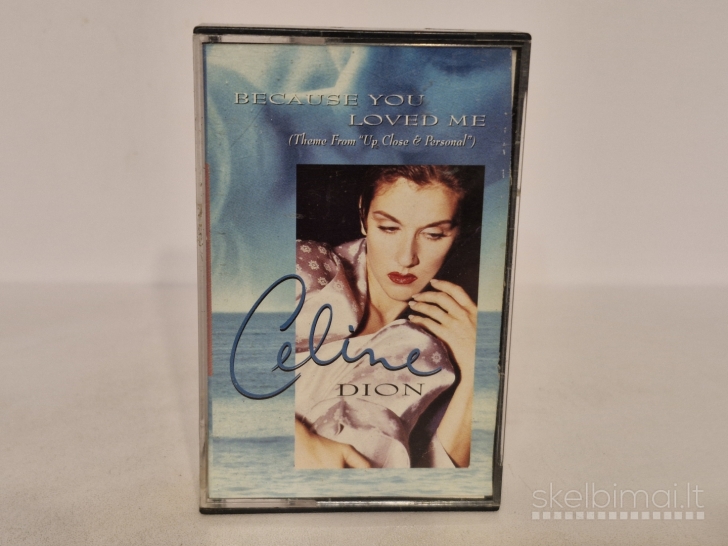 Audio kasetė Celine Dion – Because You Loved Me
