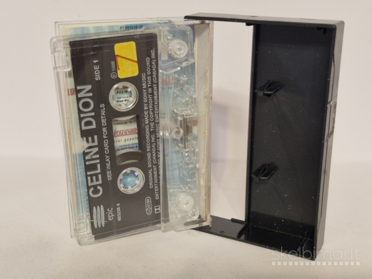 Audio kasetė Celine Dion – Because You Loved Me
