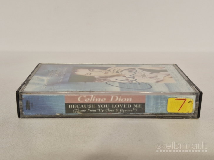 Audio kasetė Celine Dion – Because You Loved Me