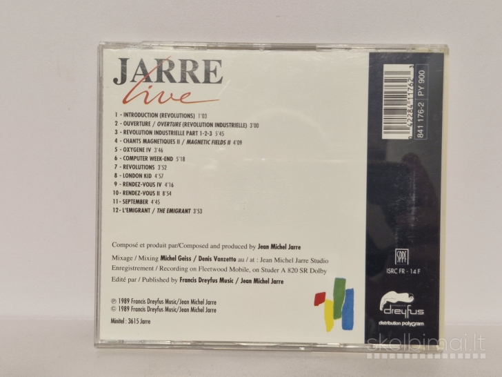 Audio CD Jarre ‎– Live