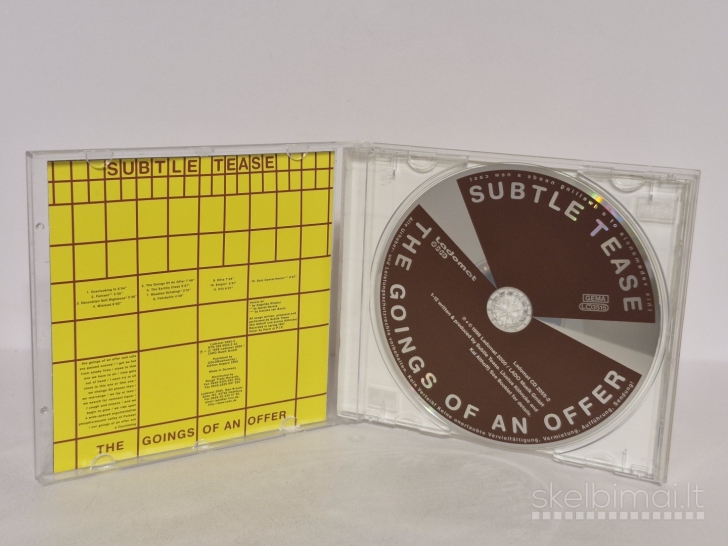 Audio CD Subtle Tease – The Goings Of An Offer