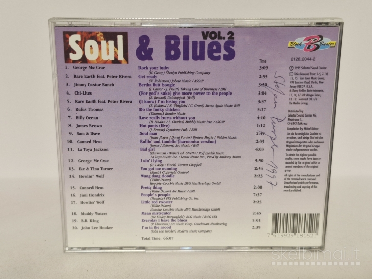 Audio CD Various – Soul & Blues Vol. 2