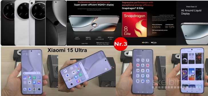 NAUJI! XIAOMI-SAMSUNG-GOOGLE PIXEL-iPHONE TELEFONAI