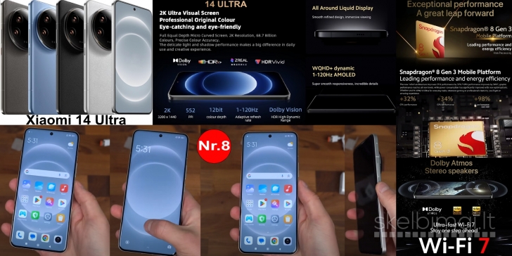 NAUJI! XIAOMI-SAMSUNG-GOOGLE PIXEL-iPHONE TELEFONAI