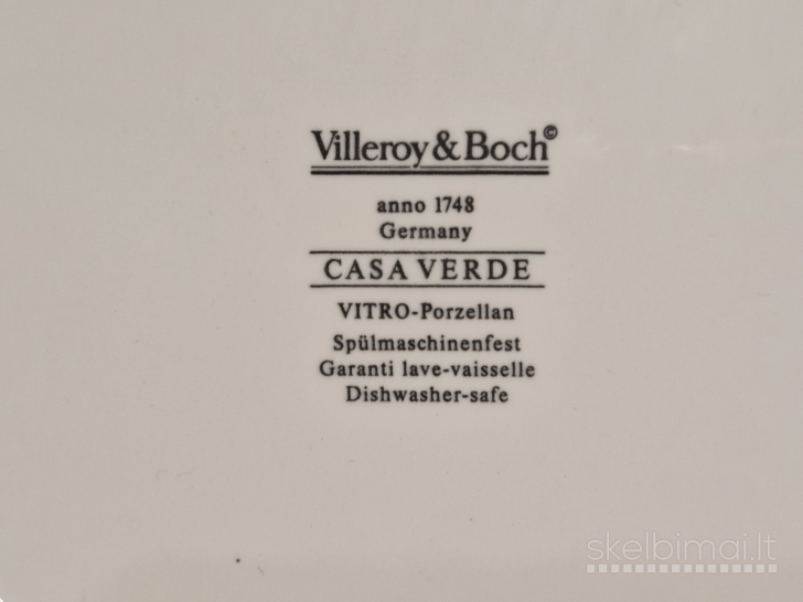 Villeroy & Boch "Casa Verde' pietų lėkštės apie 25,5cm. (2vnt.)