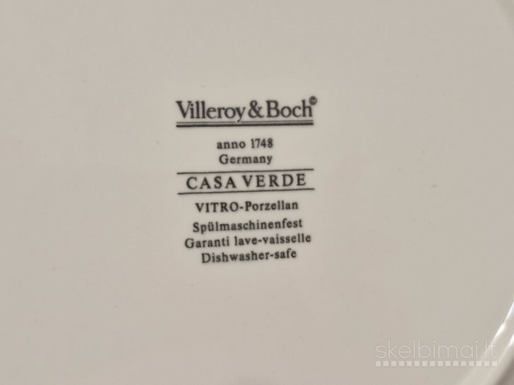 Villeroy & Boch "Casa Verde' pietų lėkštės apie 25,5cm. (2vnt.)