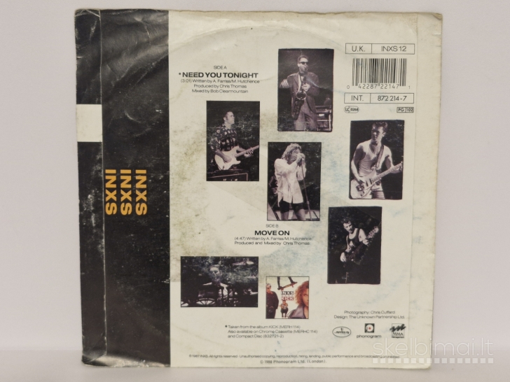LP plokštelė INXS – Need You Tonight