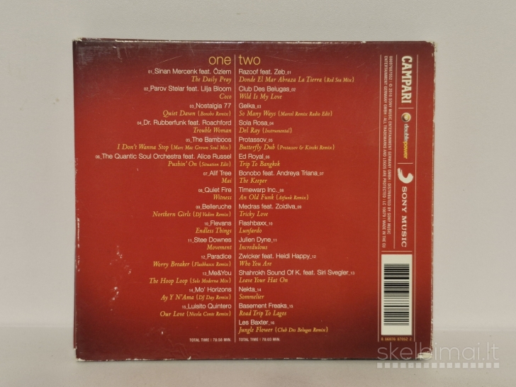 Dvigubas audio CD Various – Campari Red Passion Lounge