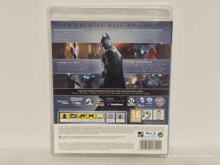 Žaidimas Batman: Arkham Origins PAL Playstation 3