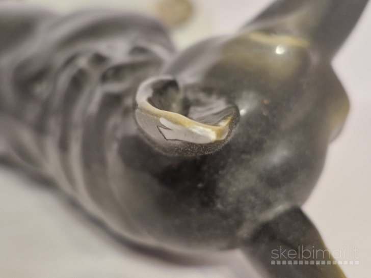 Porcelianinė vokiečių aviganio skulptūra Neutettau, 29cm.