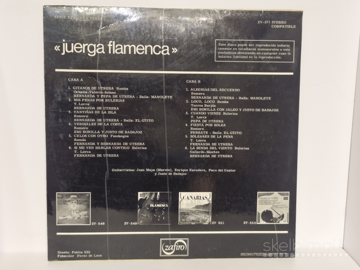 LP plokštelė Various – Juerga Flamenca