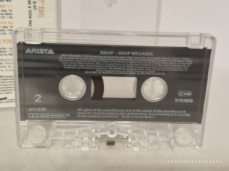 Audio kasetė Snap – Mega Mix