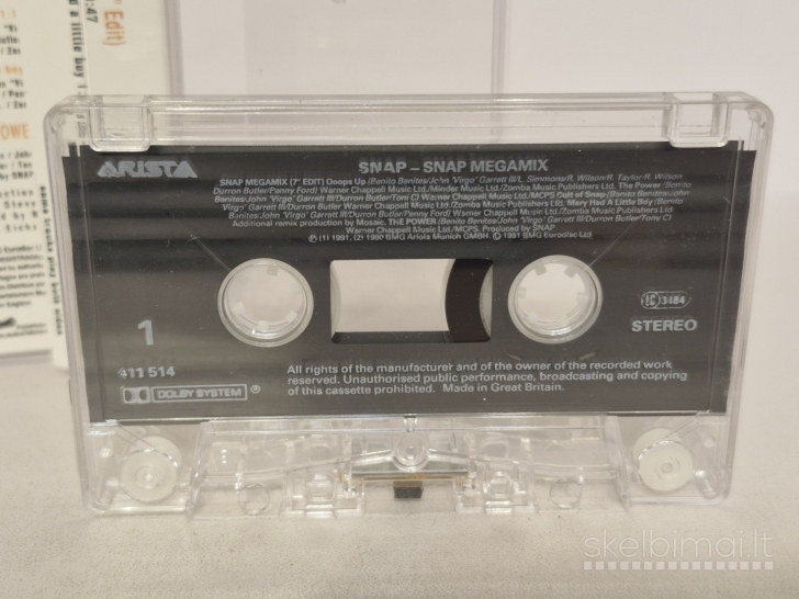 Audio kasetė Snap – Mega Mix