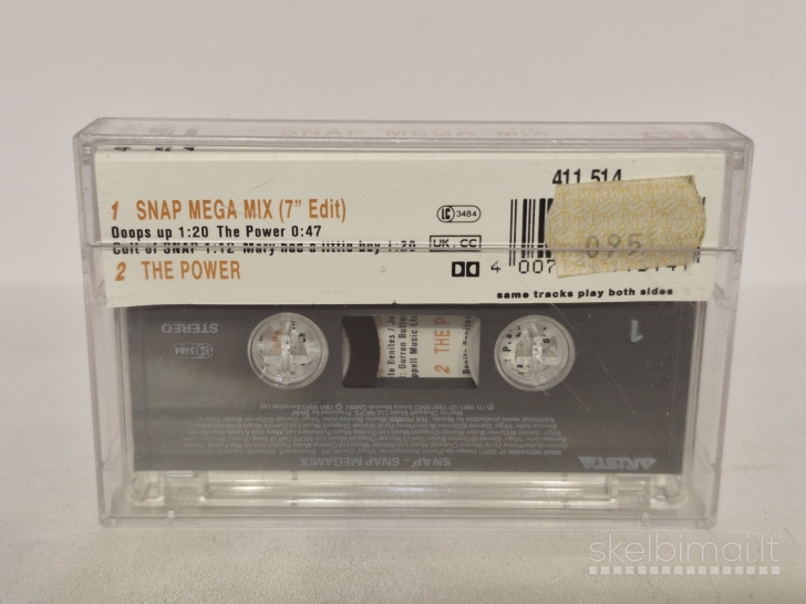 Audio kasetė Snap – Mega Mix
