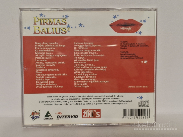 Audio CD Balius ‎– Pirmas Balius
