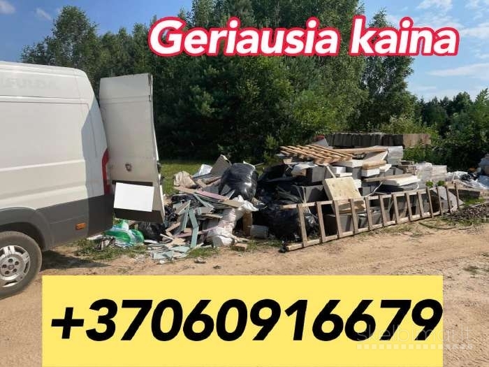Šiukšliu išvežimas, tvarkymas, griovimas!