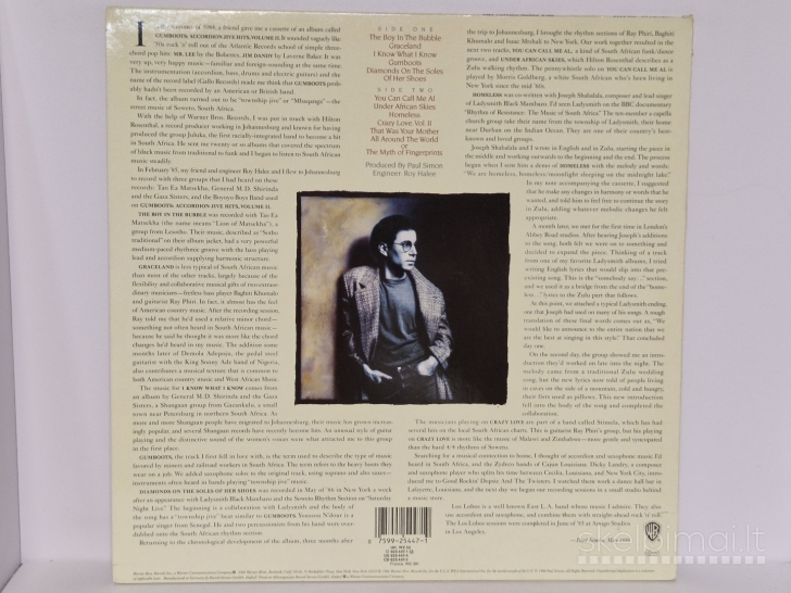 LP plokštelė Paul Simon – Graceland
