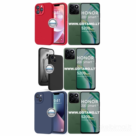 433 B-Soft Plus dėklai nugarėlės Honor 200 Smart, Honor X7c, Honor Play 60 Plus