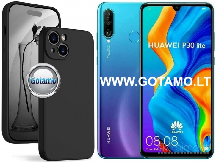 437 B-Soft Plus dėklai nugarėlės Huawei P30 Lite telefonui