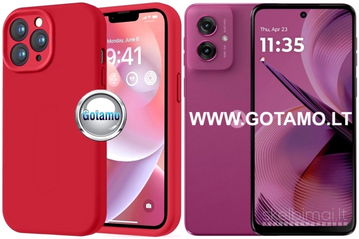 440 B-Soft Plus dėklai nugarėlės Motorola Moto G54, G55, G64 telefonams