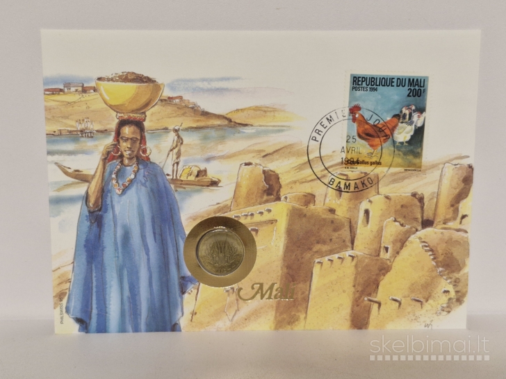 Vakarų Afrika BCEAO 5 frankai, 1992 KM# 2a N. voke