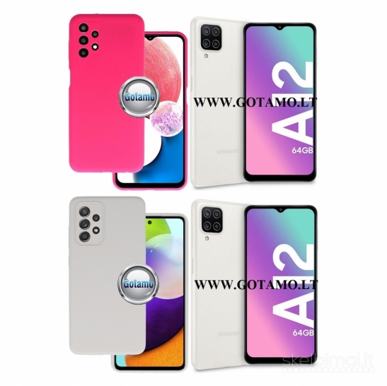 444 B-Soft Plus dėklai nugarėlės Samsung Galaxy A12, Samsung Galaxy M12