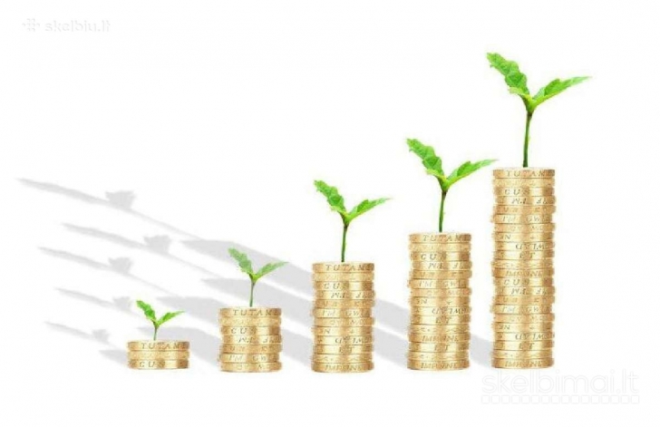 Piniginės lėšos naujam verslui 25 000, 
