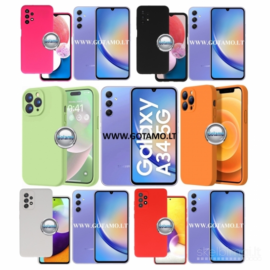451 B-Soft Plus dėklai nugarėlės Samsung Galaxy A34 telefonui