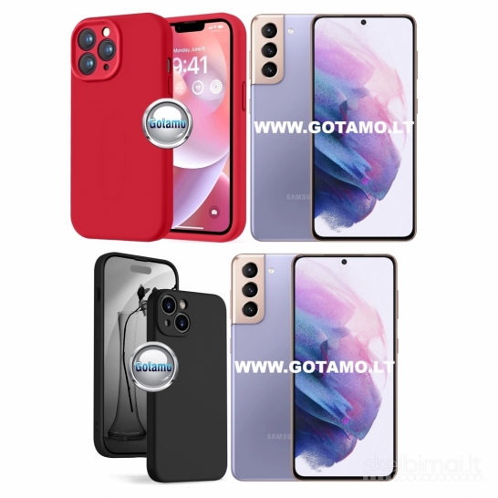 456 B-Soft Plus dėklai nugarėlės Samsung Galaxy S21 telefonui