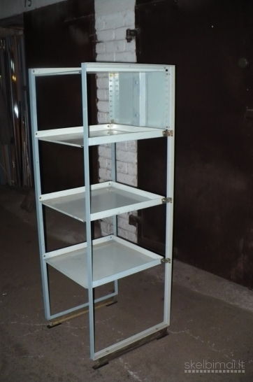 Parduodu labai tvirtus metalinius stelažus