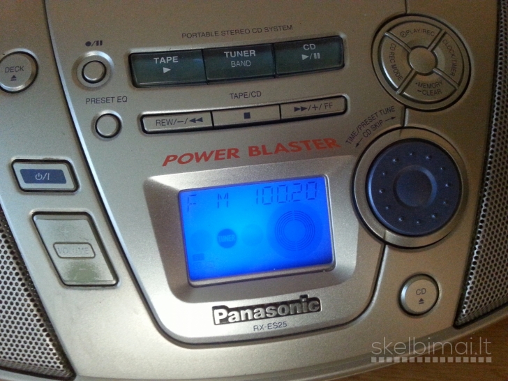 Panasonic muzikos centras,nešiojamas